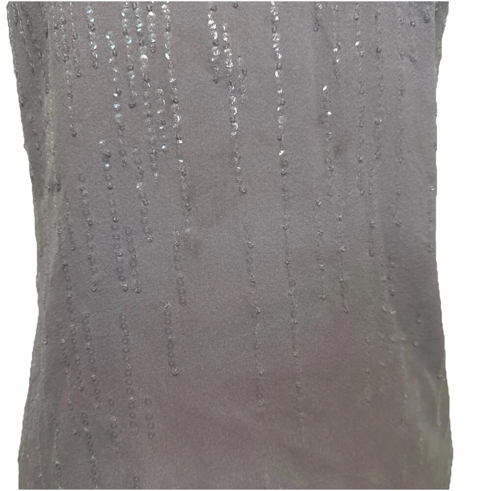 Tibi Lavender Sequin Scoop Neck Tank - Picture 3 of 11